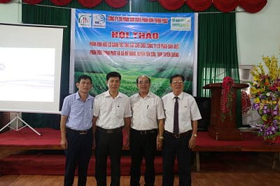 Công ty cổ phần sản xuất phân bón hữu cơ Thịnh Phát - Thành viên tập đoàn NTEA Việt Nam ký kết hợp tác tiêu thụ với 27 nông hộ